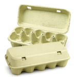 Gelber Eierkarton (10 Eier, 45–70 g)